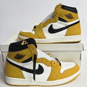 DS New Nike Air Jordan 1 High OG Yellow Ochre 2024 Size 11 Authentic Basketball
